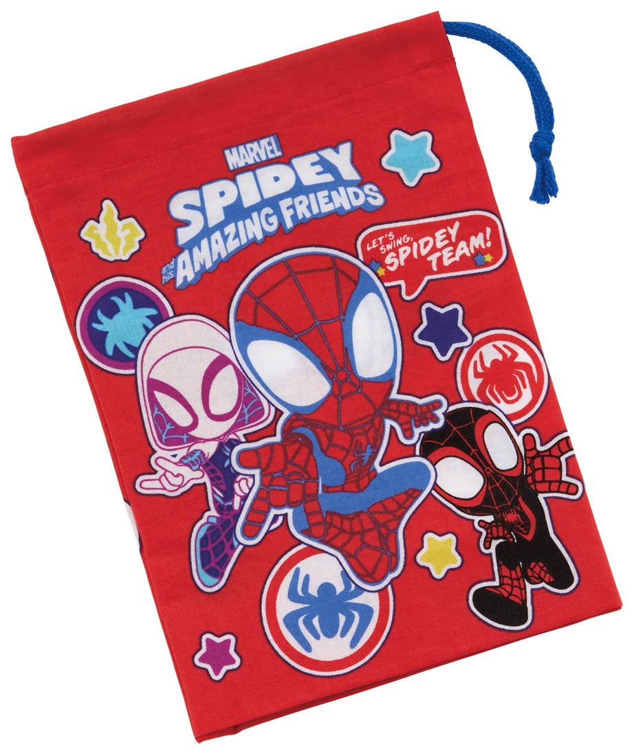 Skater Spider-Man Marvel Boys Lunch Box Set 21x15cm Made in Japan KB62-A- Japan Figure Store - #1 Bring To You The Best Japanese Goods
