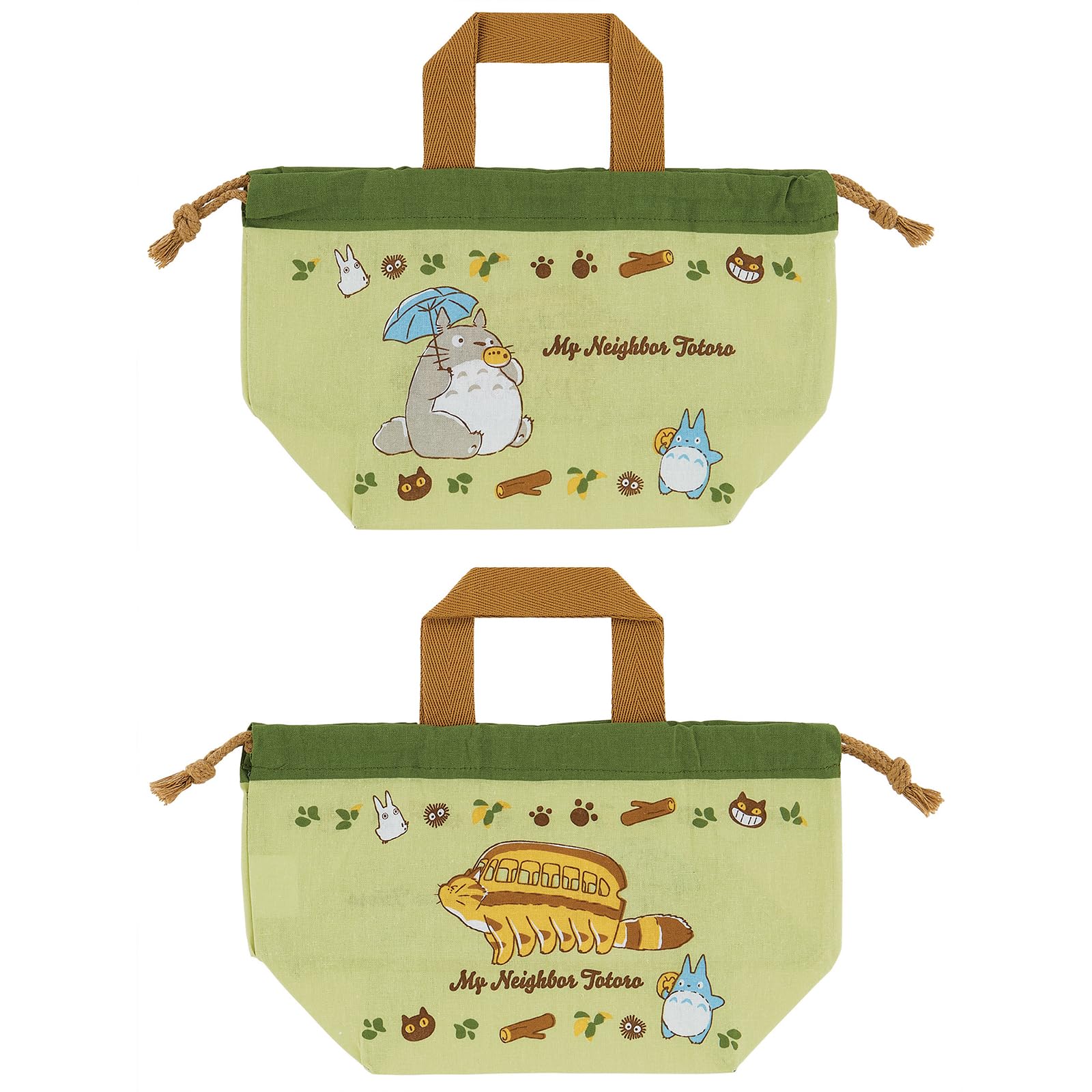 Skater Lunch Box Drawstring Bag Ghibli Totoro Cat Bus for Boys and Girls- Japan Figure Store - #1 Bring To You The Best Japanese Goods