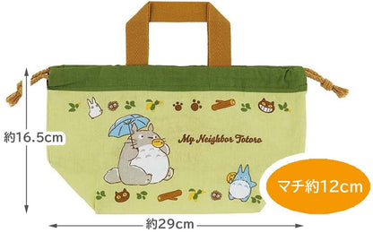Skater Lunch Box Drawstring Bag Ghibli Totoro Cat Bus for Boys and Girls- Japan Figure Store - #1 Bring To You The Best Japanese Goods
