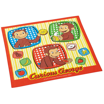 Skater Curious George Boy Lunch Box with 43x43cm Cloth Made in Japan- Japan Figure Store - #1 Bring To You The Best Japanese Goods