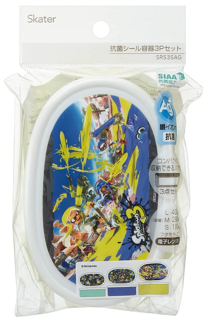Skater Splatoon 3 Lunch Box Set - 860ml Sealable Storage Containers Made in Japan Srs3Sag-A- Japan Figure Store - #1 Bring To You The Best Japanese Goods