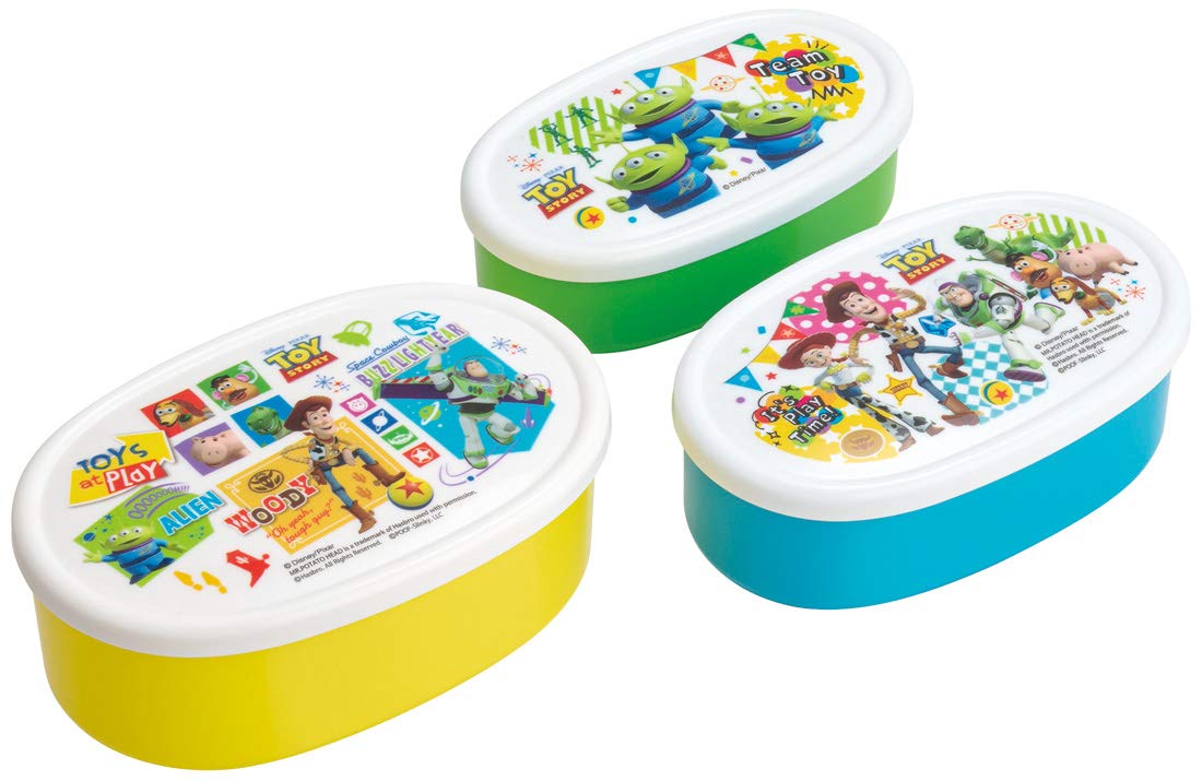 Skater Disney Toy Story Lunch Box Set of 3 860ml Sealable Storage Containers Made in Japan- Japan Figure Store - #1 Bring To You The Best Japanese Goods