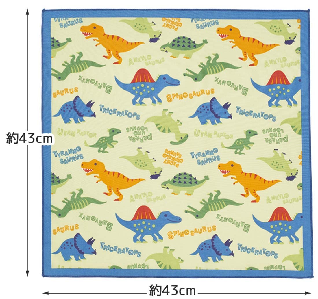 Skater Dinosaur Picture Lunch Cloth 43 x 43 cm Made in Japan KB4-A- Japan Figure Store - #1 Bring To You The Best Japanese Goods