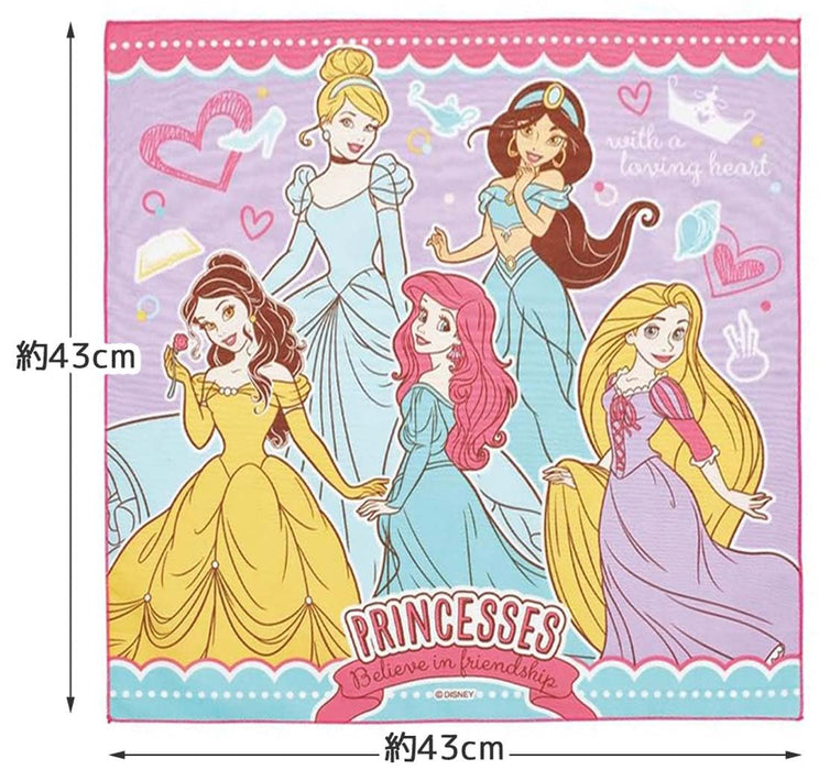 Skater Disney Princess Lunch Cloth 43x43cm Made in Japan - KB4-A- Japan Figure Store - #1 Bring To You The Best Japanese Goods