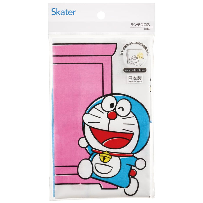 Skater Doraemon Line Sanrio Lunch Cloth 43x43cm Made in Japan KB4-A- Japan Figure Store - #1 Bring To You The Best Japanese Goods