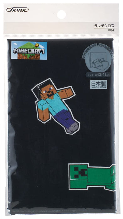 Skater Minecraft Lunch Cloth 43X43cm Authentic Japan-made - KB4-A- Japan Figure Store - #1 Bring To You The Best Japanese Goods