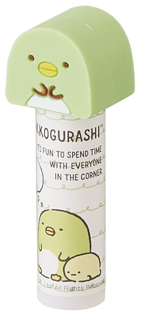 Skater Green Apple Scented Lip Balm with Sumikko Gurashi Penguin Mascot- Japan Figure Store - #1 Bring To You The Best Japanese Goods