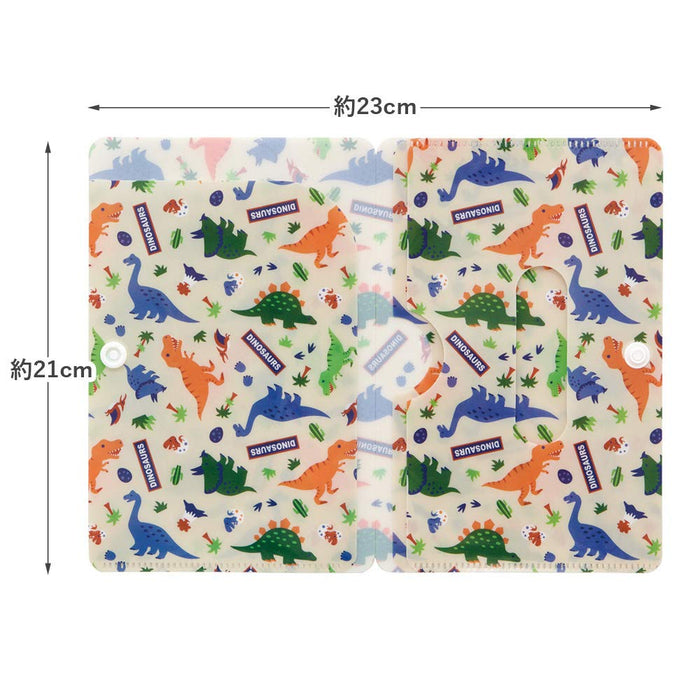 Skater Dinosaur Mask Case - Compact Storage for Cards Pocket Tissues Small Items - Mkc2-A- Japan Figure Store - #1 Bring To You The Best Japanese Goods