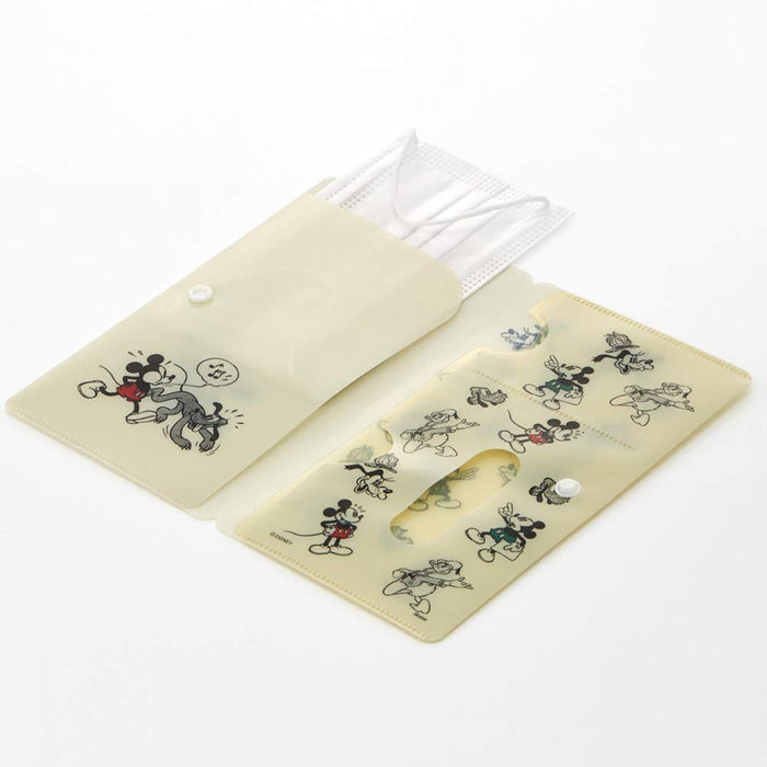 Skater Disney Mickey Mouse Mask Case Small Items and Card Storage Mkc1- Japan Figure Store - #1 Bring To You The Best Japanese Goods