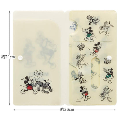 Skater Disney Mickey Mouse Mask Case Small Items and Card Storage Mkc1- Japan Figure Store - #1 Bring To You The Best Japanese Goods
