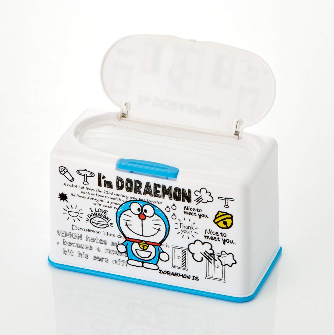 Skater Doraemon Lift-Up Mask Storage - Holds 60 Masks Mkst1-A- Japan Figure Store - #1 Bring To You The Best Japanese Goods