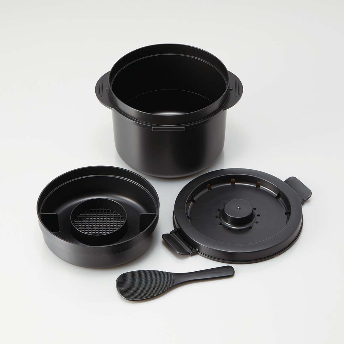 Skater 2-Cup Microwave Rice Maker for Low-Carb Cooking Udg2N-A- Japan Figure Store - #1 Bring To You The Best Japanese Goods