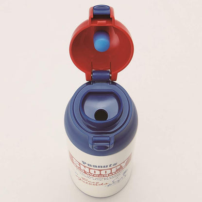Skater Snoopy Retro 490mL Stainless Steel Insulated Water Bottle Peanuts Label- Japan Figure Store - #1 Bring To You The Best Japanese Goods