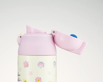Skater Sumikko Gurashi Flower 490ml Insulated Stainless Steel Water Bottle- Japan Figure Store - #1 Bring To You The Best Japanese Goods