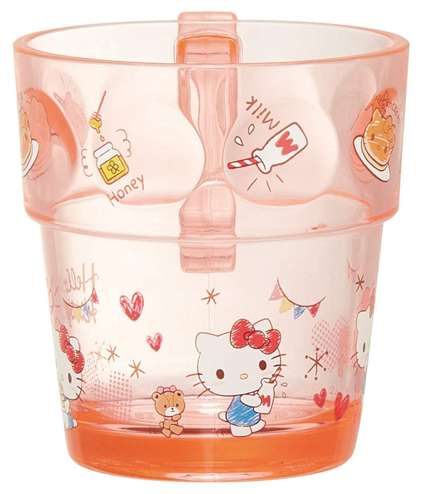 Skater Hello Kitty Snack Time Acrylic Mug Cup 220ml - Sanrio Ksa1- Japan Figure Store - #1 Bring To You The Best Japanese Goods