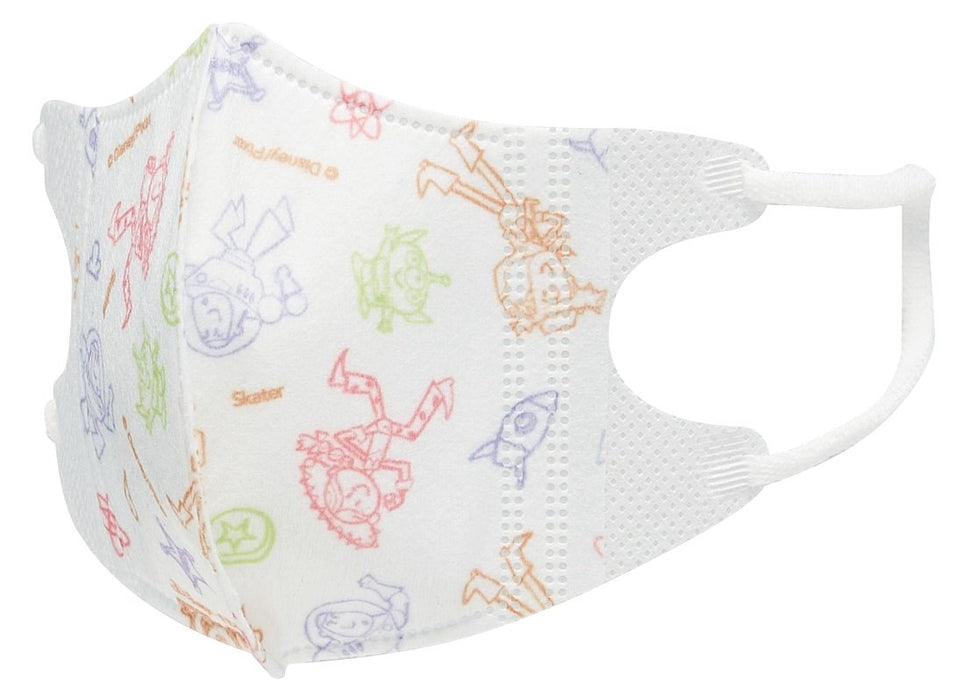Skater Disney Toy Story 3D Mask 3-Ply for 2-3 Year Olds 5 Pack Mskb1- Japan Figure Store - #1 Bring To You The Best Japanese Goods