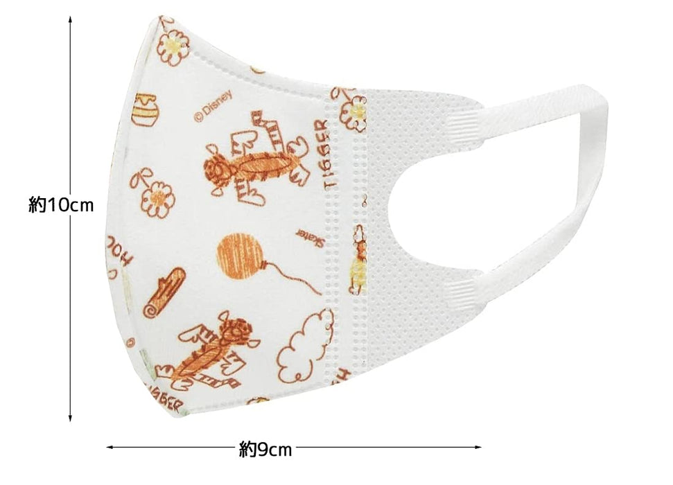 Skater Disney Winnie The Pooh 3-Ply 3D Mask for Children 2-3 Pack of 5 Mskb1-A- Japan Figure Store - #1 Bring To You The Best Japanese Goods