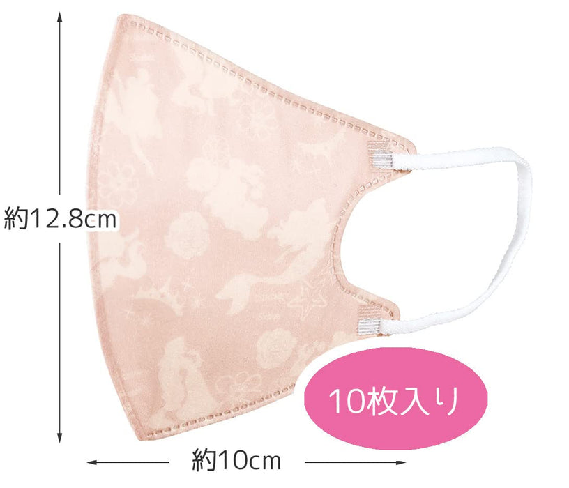 Skater Disney Princess 3D Mask Regular Size Three-Layer Pack of 10 - Msks4-A- Japan Figure Store - #1 Bring To You The Best Japanese Goods