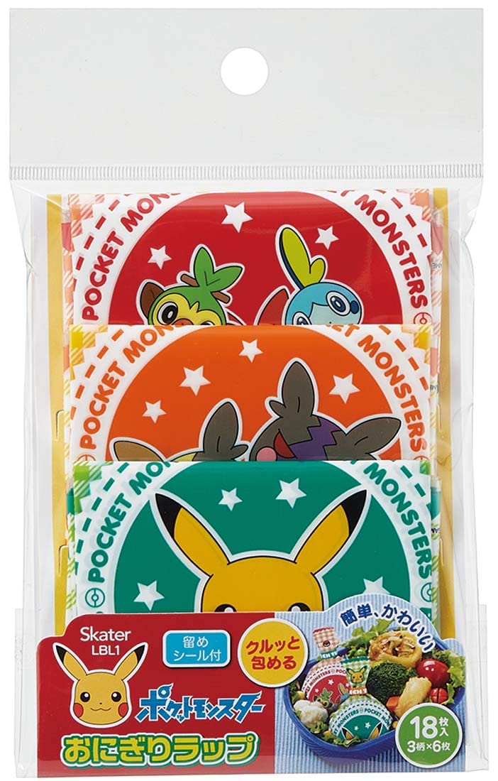 Skater Pokemon Onigiri Wrap Film - 18 Sheets Pack Lbl1-A Series- Japan Figure Store - #1 Bring To You The Best Japanese Goods
