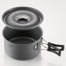 Skater 16cm Outdoor Aluminum Pot with Folding Handle - Livenature AN17- Japan Figure Store - #1 Bring To You The Best Japanese Goods