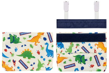 Skater Dinosaurus Kids Pocket Pouch 11x14x3cm - Compact Outing Accessory Odkp1- Japan Figure Store - #1 Bring To You The Best Japanese Goods