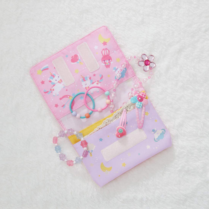 Skater Unicorn Pocket Pouch 11cm x 14cm x 3cm Outing Pochette ODKP1-A- Japan Figure Store - #1 Bring To You The Best Japanese Goods