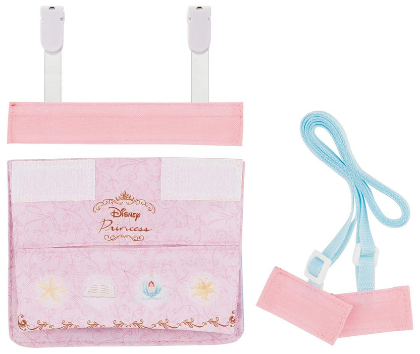 Skater Disney Princess 2Way Shoulder Pouch - Compact 11x14x3cm Pocket Bag- Japan Figure Store - #1 Bring To You The Best Japanese Goods