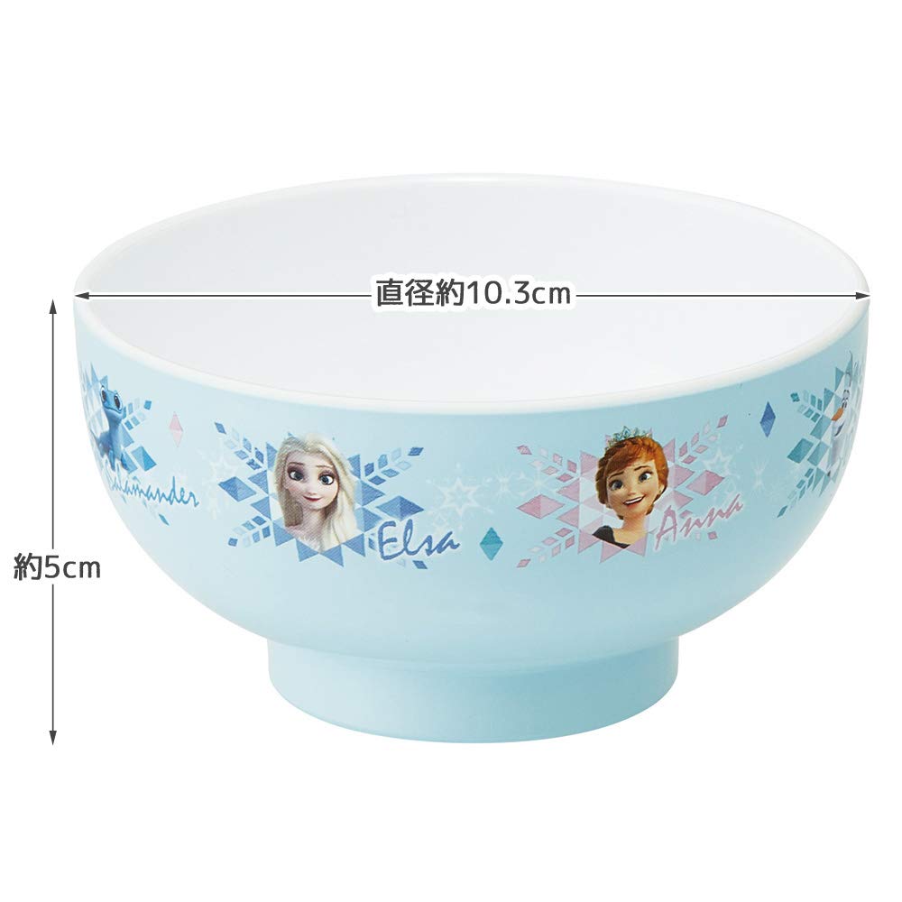 Skater 250ml Painted Soup Bowl Microwave & Dishwasher Safe Frozen 2 Disney Design- Japan Figure Store - #1 Bring To You The Best Japanese Goods