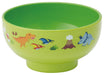 Skater Dinosaur Painted Soup Bowl N6 - Kids Friendly Mealtime Accessory- Japan Figure Store - #1 Bring To You The Best Japanese Goods