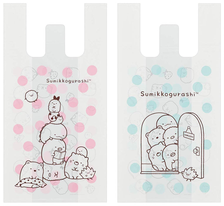 Skater Medium Sumikko Gurashi Shopping Bags with Handles 49x25x14cm Pack of 10- Japan Figure Store - #1 Bring To You The Best Japanese Goods