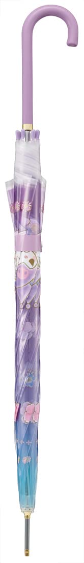 Skater Premium Adult Long Vinyl Umbrella 60Cm Kuromi Water-Resistant - Sanrio Ubv60-A- Japan Figure Store - #1 Bring To You The Best Japanese Goods