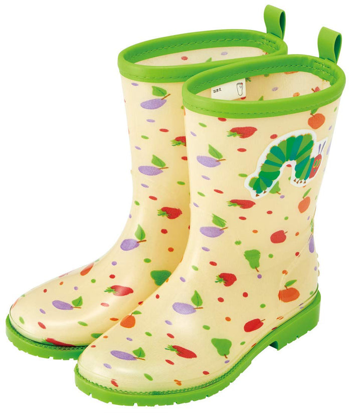 Skater Children's Rain Boots 20cm Very Hungry Caterpillar Design with Reflective Tape- Japan Figure Store - #1 Bring To You The Best Japanese Goods