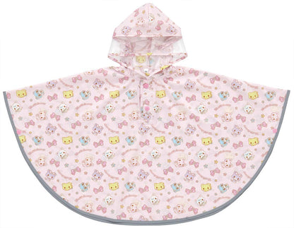 Skater Mewkledreamy Rain Poncho for Girls Kids' Raincoat Suitable for Height 80-100cm- Japan Figure Store - #1 Bring To You The Best Japanese Goods