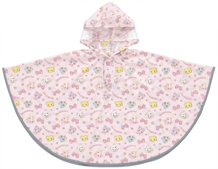 Skater Mewkledreamy Rain Poncho for Girls Kids' Raincoat Suitable for Height 80-100cm- Japan Figure Store - #1 Bring To You The Best Japanese Goods