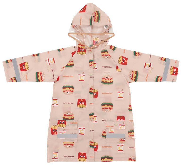 Skater Kid's Raincoat Burger Conks Design Suitable for 110-125cm Heights - Raco1N-A- Japan Figure Store - #1 Bring To You The Best Japanese Goods