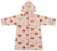 Skater Kid's Raincoat Burger Conks Design Suitable for 110-125cm Heights - Raco1N-A- Japan Figure Store - #1 Bring To You The Best Japanese Goods