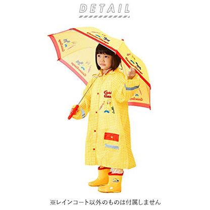 Skater Boys Raincoat - Curious George Kids-Height 110-125cm Raco1N Model- Japan Figure Store - #1 Bring To You The Best Japanese Goods
