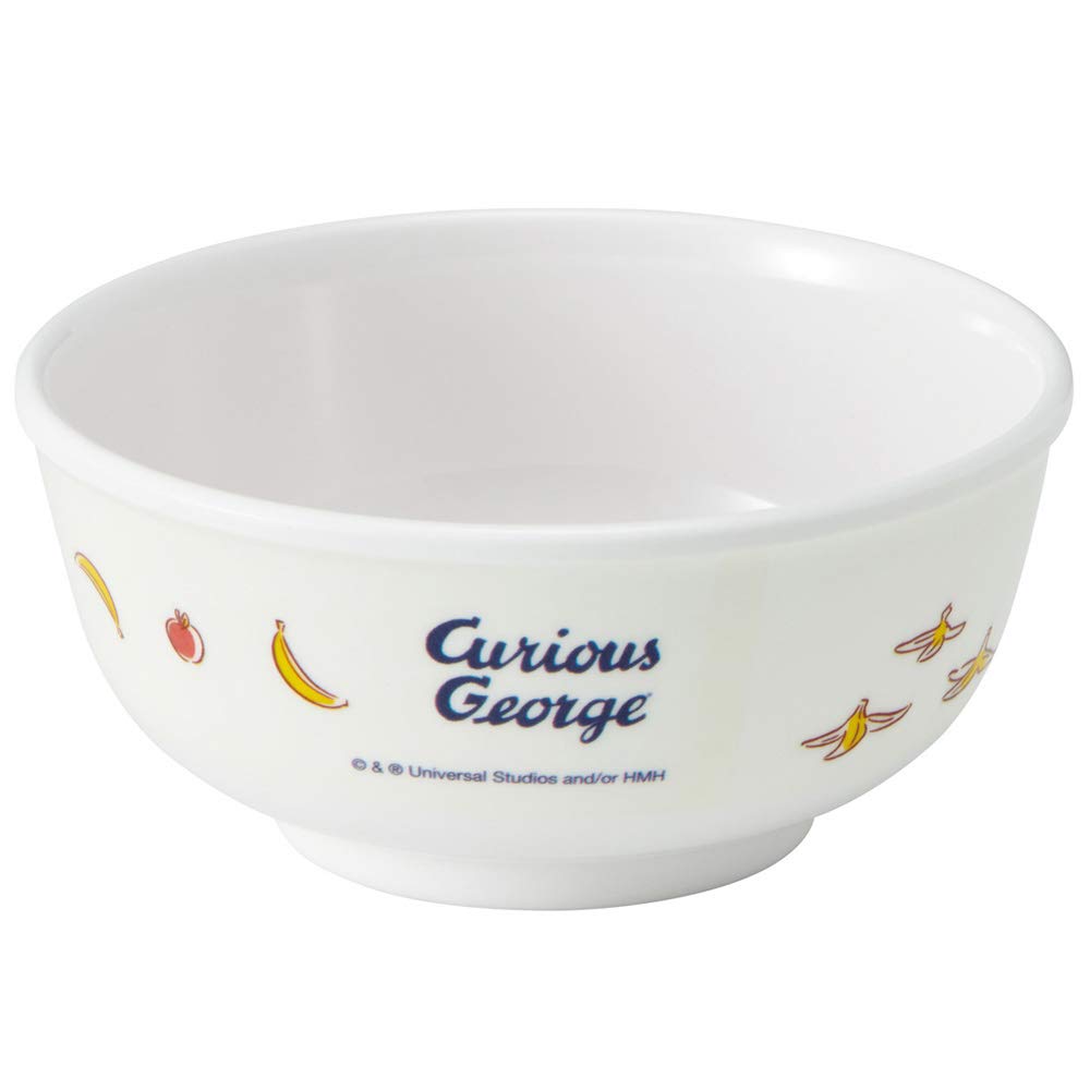 Skater 240ml Melamine Rice Bowl Featuring Curious George Design M320-A- Japan Figure Store - #1 Bring To You The Best Japanese Goods