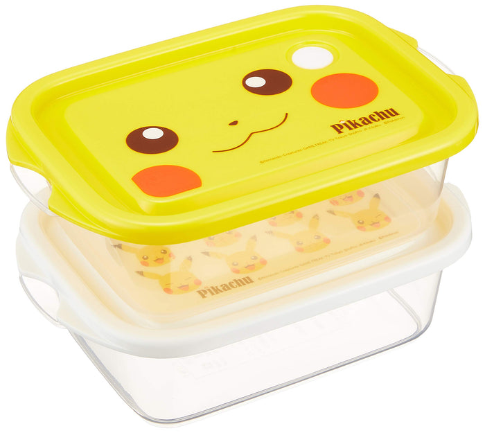 Skater Pikachu Pokemon 500ml Sealable Container Made in Japan - 2 Pack- Japan Figure Store - #1 Bring To You The Best Japanese Goods