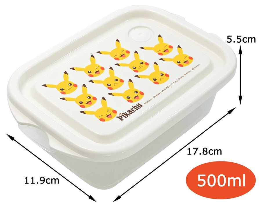 Skater Pikachu Pokemon 500ml Sealable Container Made in Japan - 2 Pack- Japan Figure Store - #1 Bring To You The Best Japanese Goods