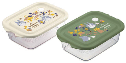 Skater Totoro Kurashi Ghibli 500ml Sealable Container Set Made in Japan- Japan Figure Store - #1 Bring To You The Best Japanese Goods