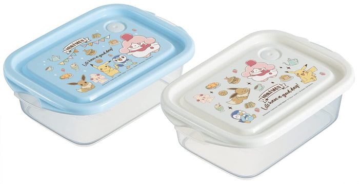 Skater Pokemon Cafe Art Sealable 500ml Container Antibacterial Side Dish Storage Made in Japan- Japan Figure Store - #1 Bring To You The Best Japanese Goods