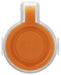 Skater 120ml Orange Silicone Foldable Cup - Compact Portable Reusable Ksl1- Japan Figure Store - #1 Bring To You The Best Japanese Goods