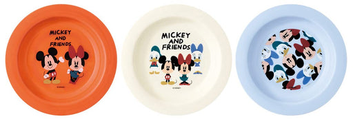 Skater Disney Mickey Mouse 15cm Small Plastic Plates Set of 3 Made in Japan- Japan Figure Store - #1 Bring To You The Best Japanese Goods