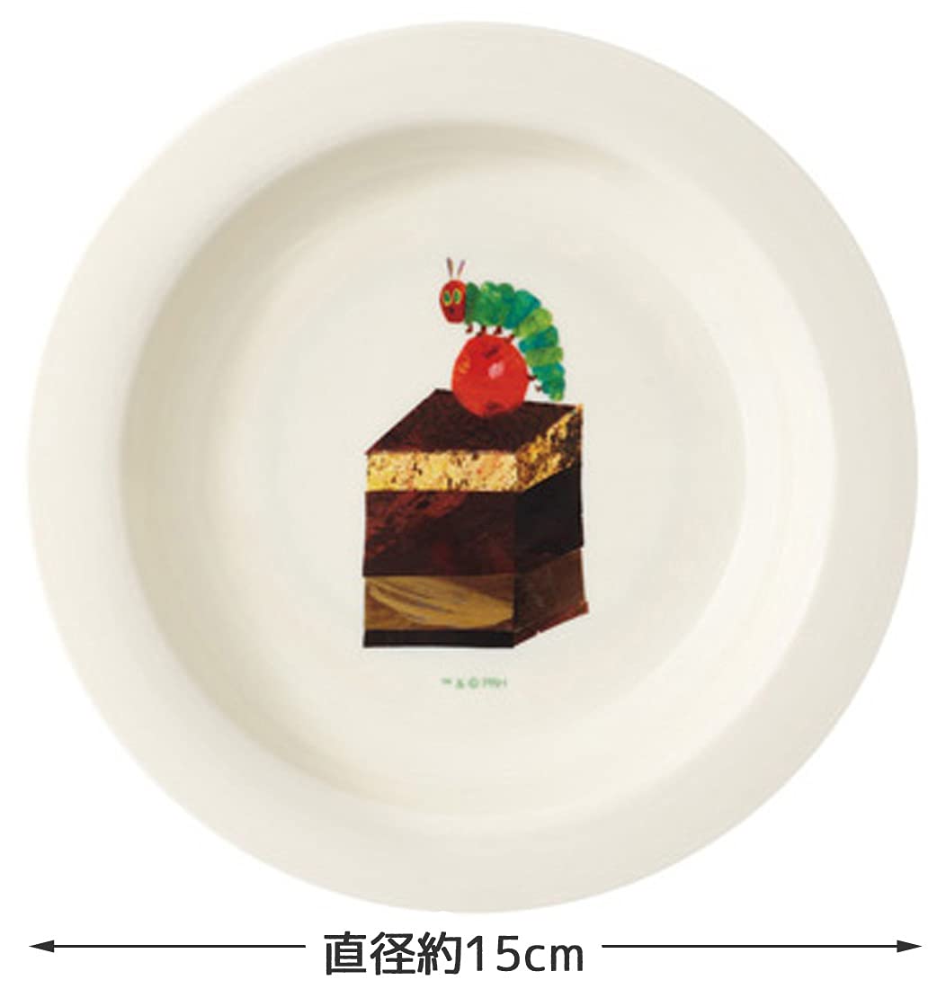 Skater Very Hungry Caterpillar 15cm Small Plastic Plates Set of 3 Made in Japan PA-4- Japan Figure Store - #1 Bring To You The Best Japanese Goods