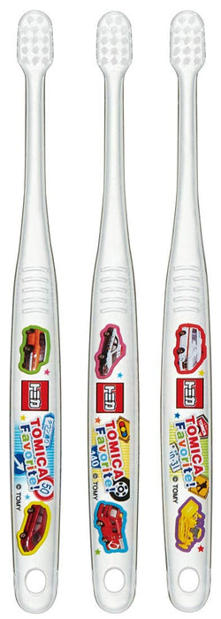 Skater Infant Soft Toothbrush 0-3 Years Tomica Set 3 Pieces Tbcr4T- Japan Figure Store - #1 Bring To You The Best Japanese Goods