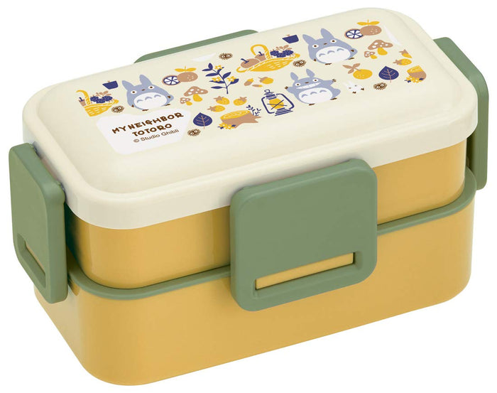 Skater 2-Tier Lunch Box 600ml with Dome Lid - My Neighbor Totoro Ghibli Made in Japan- Japan Figure Store - #1 Bring To You The Best Japanese Goods