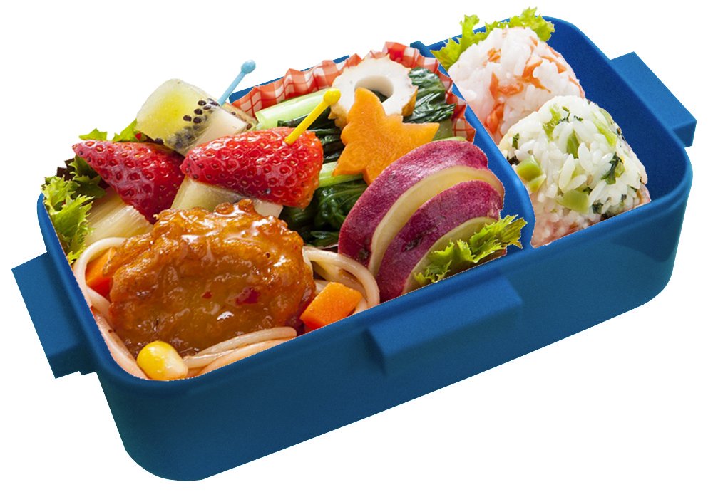 Skater 530ml Dome-Shaped Lunch Box with Softly Serving Lid - Marche Eggplant Design- Japan Figure Store - #1 Bring To You The Best Japanese Goods