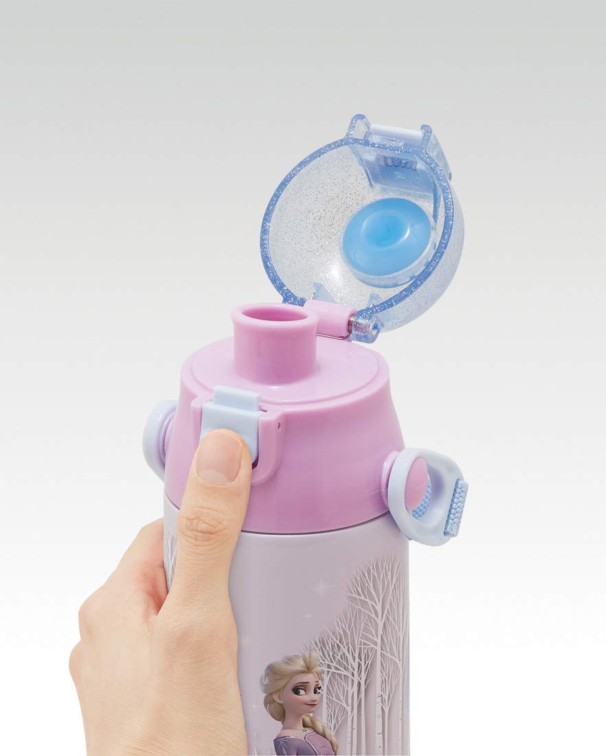 Skater Disney Frozen 21 Stainless Steel Sports Water Bottle 580ml Direct Drinking - Sdc6N- Japan Figure Store - #1 Bring To You The Best Japanese Goods