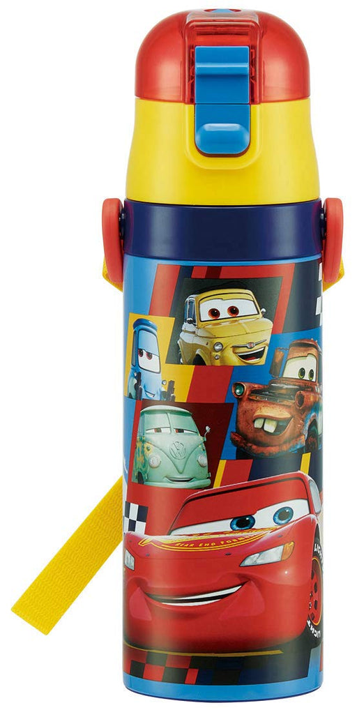 Skater Disney Cars Stainless Steel Water Bottle for Kids 470ml- Japan Figure Store - #1 Bring To You The Best Japanese Goods